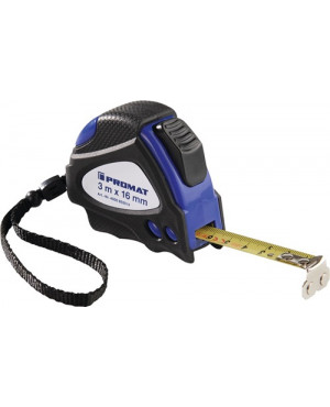Taschenrollbandmaß L.3m Band-B.16mm mm/cm EG II ABS PROMAT