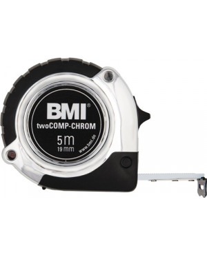Taschenrollbandmaß chrom L.3m Band-B.13mm mm/cm EG II Ku.Automatic BMI