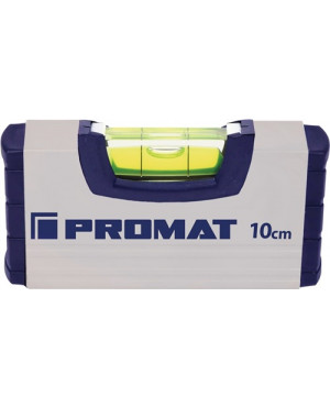 Wasserwaage 10cm Alu.silber ± 0,5mm/m PROMAT