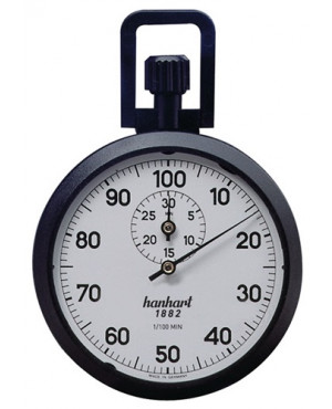 Stoppuhr 1/100 Min.30 Min.mech.Industrie HANHART
