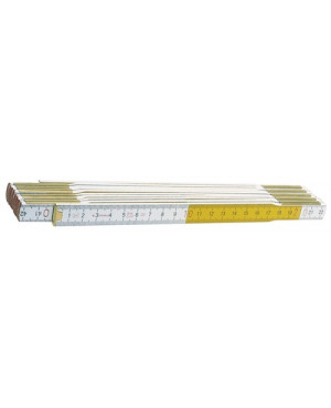 Gliedermaßstab 600 L.3m mm/cm EG III Buche weiß-gelb STABILA