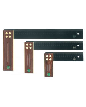 Winkel Schenkel-L.400mm gelaserte mm-Skala Palisanderholz ECE