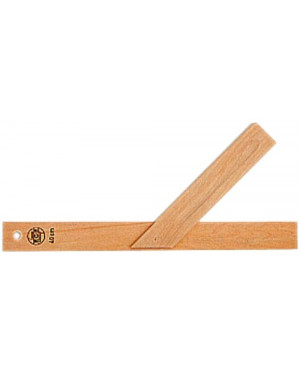 Gehrungsmaß Schenkel-L.400mm m.Hohlkehle Weißbuchenholz ECE