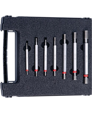 Grenzgewindelehrdornsatz 6H je 1 St. M3,M4,M5,M6,M8,M10,M12 f. M PROMAT