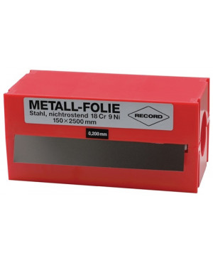 Metallfolie D.0,300mm VA 1.4301 L.2500mm B.150mm