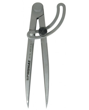 Spitzzirkel L. 400mm m. Stellbogen PROMAT