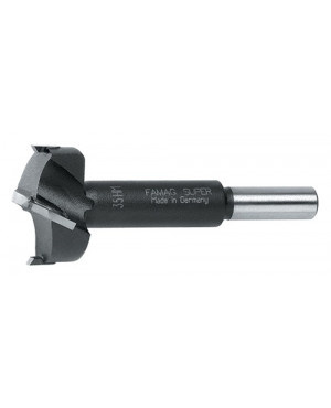 Kunstbohrer D.45,0mm Gesamt-L.90mm Schaft-D.10mm m.Wellenschliff