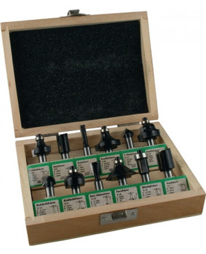 Fräsersatz 558 HM Schaft-D.8mm 12-tlg.