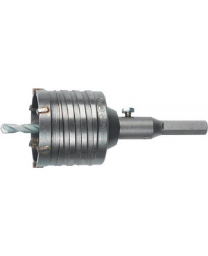 Schlagbohrkrone Nenn-D.=80,0mm 120mm f.Verteilerdosen SDS-plus Schaft