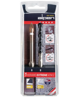 Keramikbohrer Keramo extreme Set D.5mm Gesamt-L.105mm ALPEN
