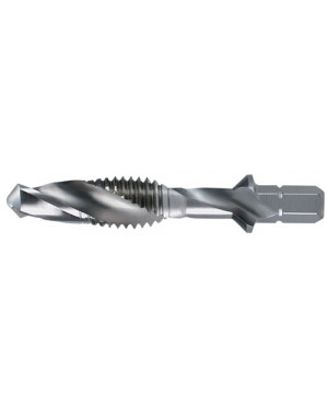 Kombigewindebohrer DIN3126 HSS 1/4 Zoll 6KT M3x2,5mm Steig. 0,50mm RUKO
