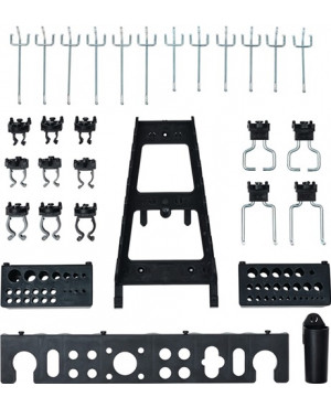 Werkzeughaltersortiment passend zur Lochwand 30-tlg. f. 4000870177/870178