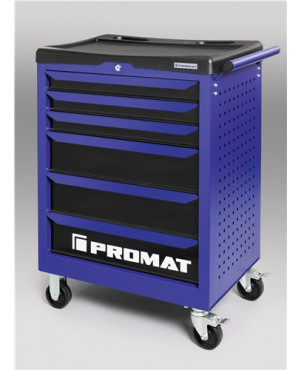 Werkzeugwagen 6 Schubl. f. 25 kg 300kg belastbar BxHxT:678x459x859mm Promat
