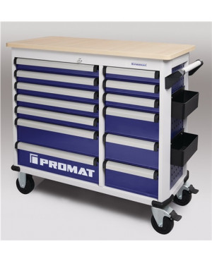 Rollwerkb. je 7Schubl. 568mm u.301mm 500kg belastb. BxHxT:1042x459x817mm Promat