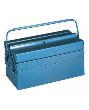 Werkzeugkasten blau 530x200x200mm Tragegriff umlegbar abschließbar
