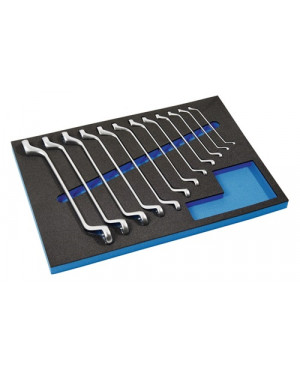 Doppelringschlüsselsatz B.560xT.385xH.30mm 3/3 Werkzeugm.12-tlg. PROMAT SW6-30mm