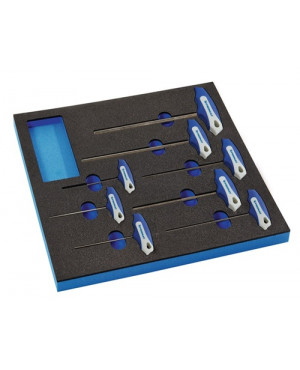 Schraubendrehersatz B.370xT.385xH.30mm 2/3 Werkzeugm.8-tlg.PROMAT 6-Kt. SW2-10mm