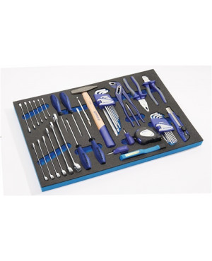 Werkzeugsatz B.560xT.385xH.30mm 3/3 Werkzeugmodul 44-tlg.Schlitz/PH/PZD