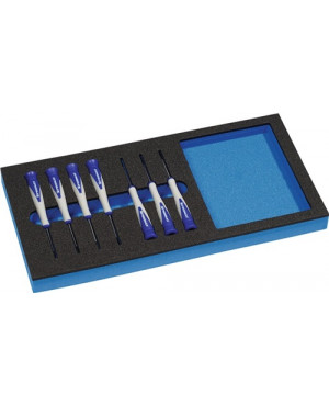 Schraubendrehersatz B.185xT.385xH.30mm1/3 Modul 7-tlg.Feinmechaniker,Schlitz+PH