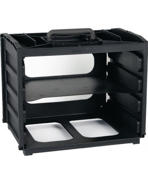 Sortimentskastentresor B.376xT.265xH.310mm 4Fächer m.Transportsicherung RAACO