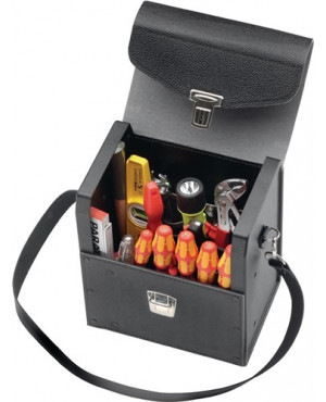 Werkzeugtasche B.235xT.160xH.278mm Industrieleder abnehmbarer Trageriemen PROMAT
