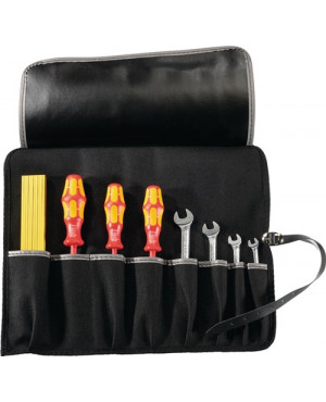 Werkzeugrolltasche 8 Fächer B390xH320mm Industrieleder schwarz PARAT