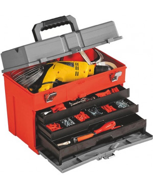 Werkzeugkoffer 855 B440xT250xH300mm 3 Einst.fächer PP PLANO