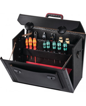 Werkzeugtasche B.460xT.190xH.340mm 33l Rindleder schw. Alu-verstärkt CP-7 Syst.