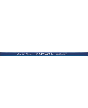 Zimmermannsblei/Kopierstift 2/3 Blei-1/3 Kopierstift L.24cm ungespitzt oval blau