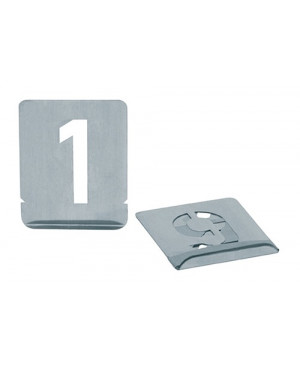 Signierschablonensatz Schrift-H.70mm 0-9 Blockschrift