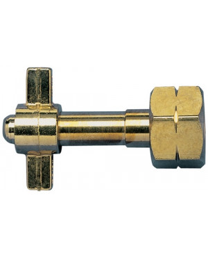 Umfüllstutzen f.Flaschengröße 5,11+33kg G 3/8Zoll LH,W21,8x1/14Zoll LH KAYSER