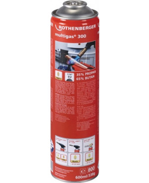 Schraubkartusche Multigas 300 332g 600 ml 1900GradC ROTHENBERGER