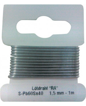 Lötdraht ISO-Core® RA 1,5mm 1m S-Pb60Sn40 FELDER