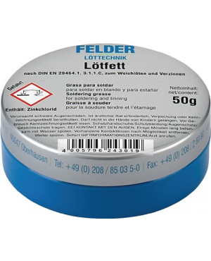 Lötfett 100g z.Weichlöten FELDER