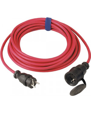 Gummiverlängerungskabel H07RN-F3x1,5mm2 L.50m rot IP44 SIROX f.innen u.außen