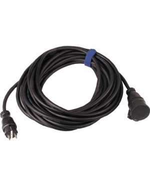 Gummiverlängerungskabel L.25m H07RN-F3x2,5mm2 schwarz IP44 f.innen u.außen