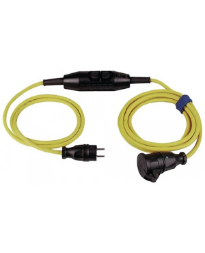 Schutzkontaktverlängerung L.4,5m 16A/230V 3x1,5mm2 IP44 Vollgummikupplung