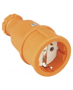 Schutzkontaktkupplung 10-/16 A 250 V orange IP20 Gum.