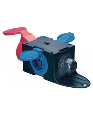 Hängestromverteiler IP44 A.1xCEE 16A 400V 2xSteckdosen 230V