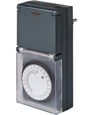 Zeitschaltuhr 230 V 16 A B70xH125xT80mm IP44 anthrazit BRENNENSTUHL