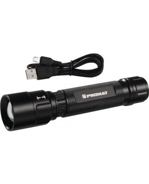 LED-Taschenlampe 250 lm Li-Ion 110m PROMAT