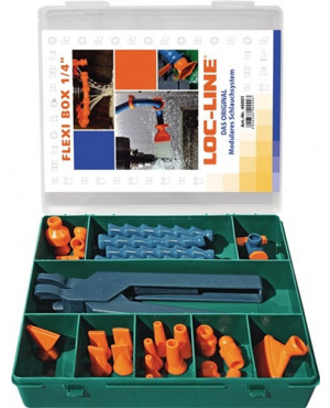 Kühlmittelschlauchset Gr. 1/4 Zoll 8 tlg. Loc-Line