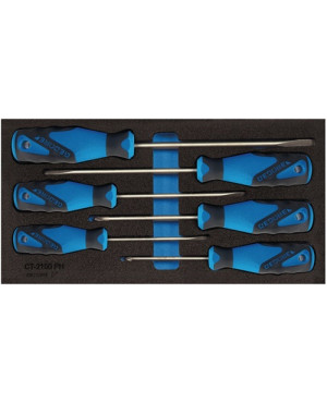 Werkzeugmodul 1500 CT1-2150 PZ T310xB157,5mm 6-tlg.Schraubendreher m.3K-Griff