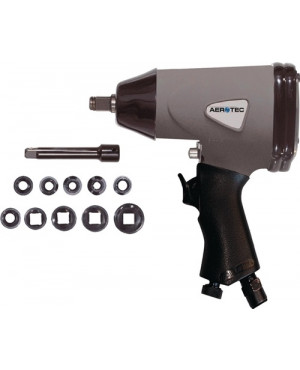 Druckluftschlagschrauber 1/2Zoll ST 12,5mm (1/2Zoll) A4-kant 345 Nm AEROTEC