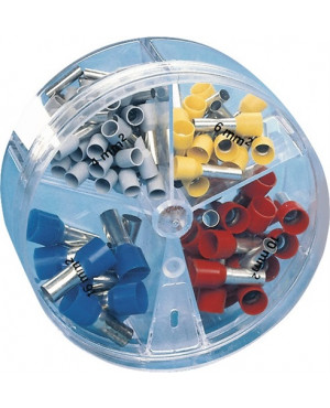 Aderendhülsensortiment 100tlg.4,00-16,00 mm² Ku.-Box
