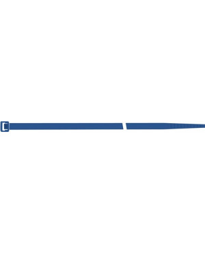 Kabelbinder L.280mm B.4,5mm PA blau,RAL 5002 n.UV-beständig 100St./Btl.