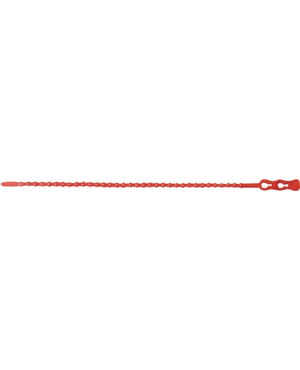 Kabelbinder Click Tie® L.240mm B.3,8mm PA rot,RAL 3000 100St./Btl.SAPI SELCO