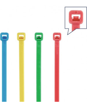 Kabelbinderset 400-tlg.PA mehrfarbig