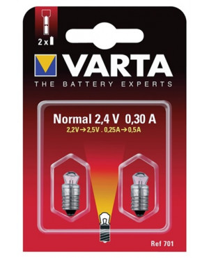 Glühlampe Typ 714 Normal Schraub 2 St./Bl.VARTA