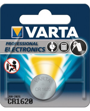 Knopfzelle Professional Electronics 3 V 70 mAh CR1620 16,0x2,0mm VARTA